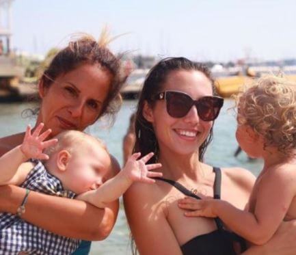 Tiziri Digne enjoying vacations with her mom and kids.